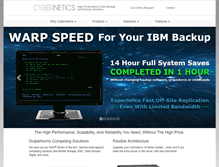 Tablet Screenshot of cybernetics.com