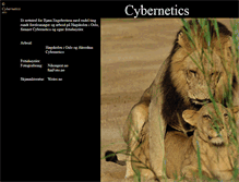 Tablet Screenshot of cybernetics.no